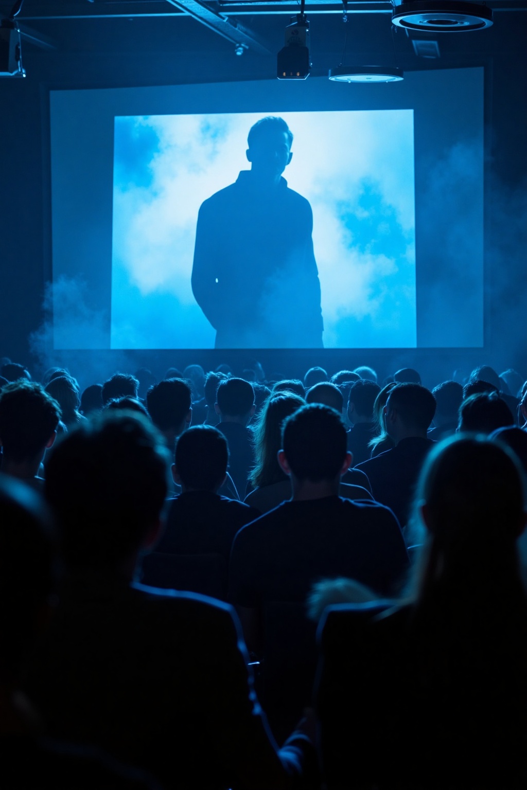cinematic_affect,  As the lights dim and silence blankets the room,  a feeling of anticipation fills the air. In front of...