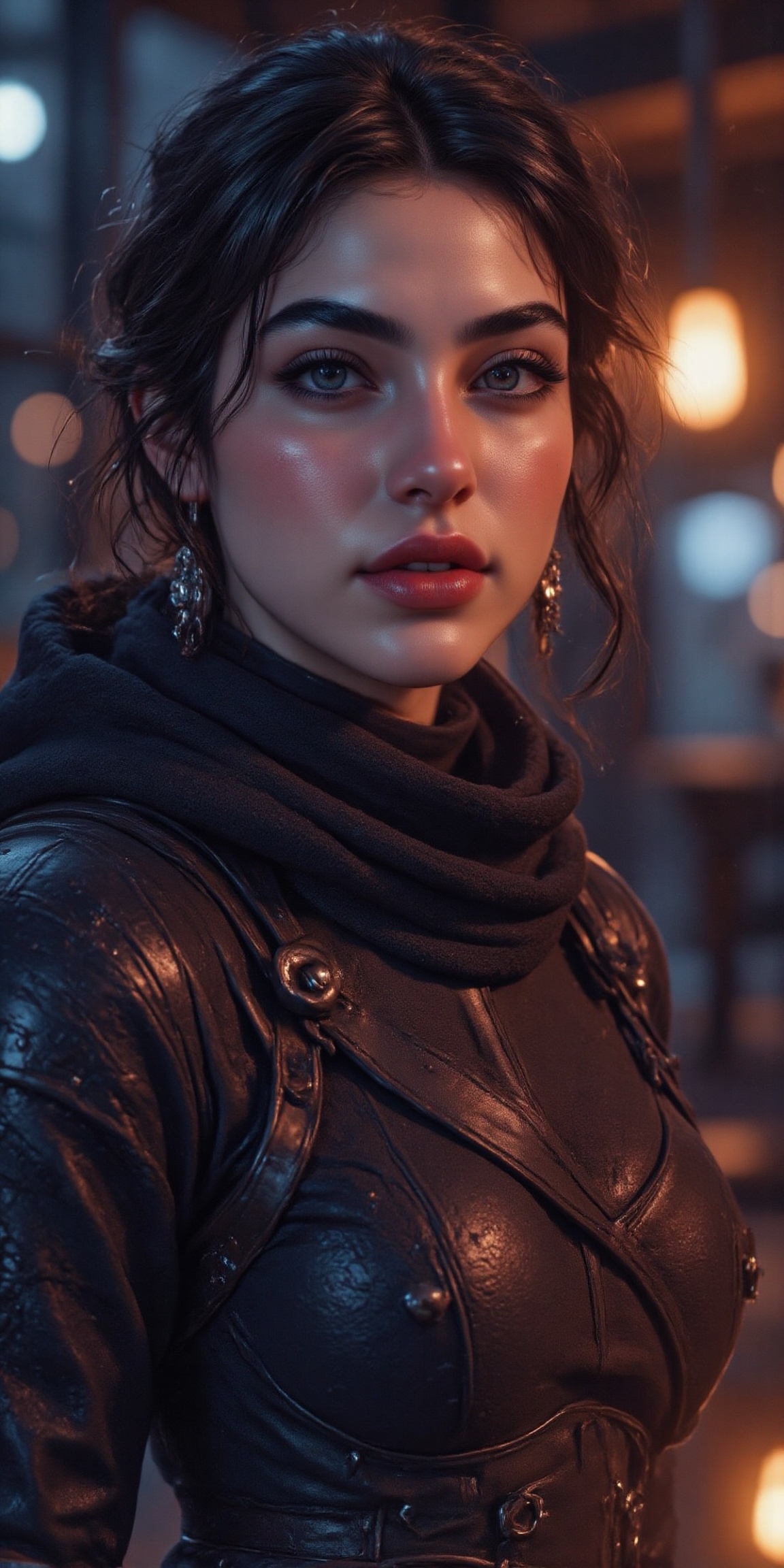 Create something fantasy styles,  Random costume a beautiful girl,  20 yo on Tensor.Art
