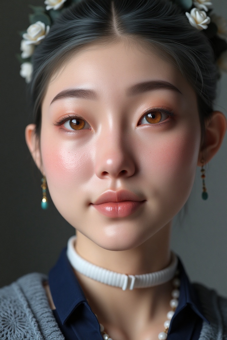 combine to create a fantasy image,  detailed skin texture,  subsurface scattering on Tensor.Art