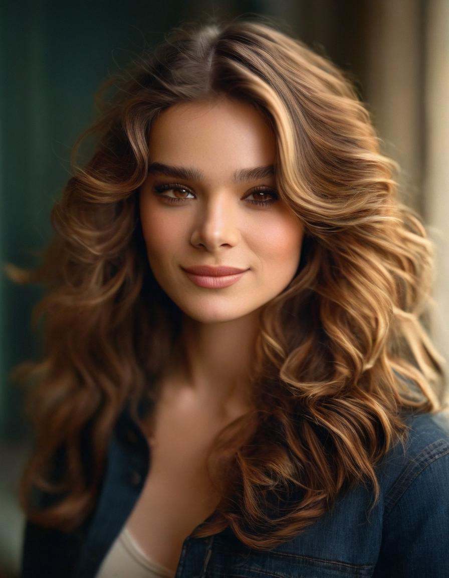 cinematic still hail33s,  Create a high-resolution,  hyper-realistic close-up portrait of a woman with a casual yet confid...
