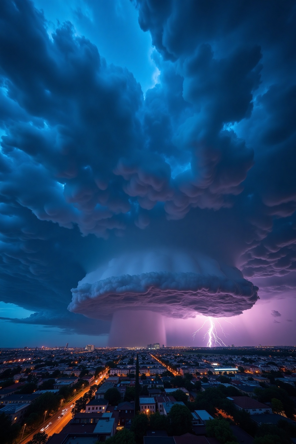 Stormy_Cloudscape,  This stunning image captures the sheer power and beauty of nature as a massive storm cloud dramaticall...