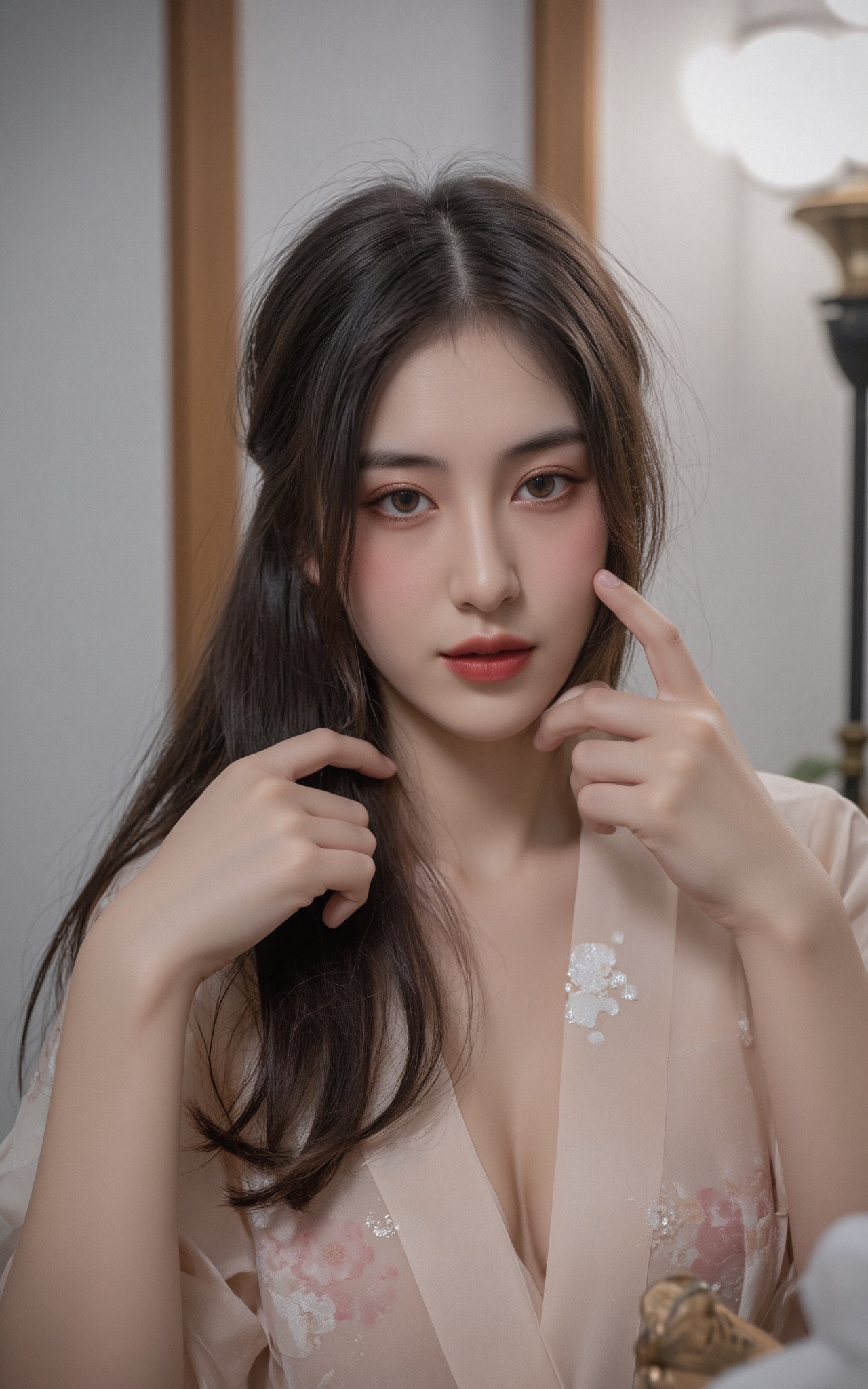 A photograph of beautiful hubggirl,  ,  depth on Tensor.Art