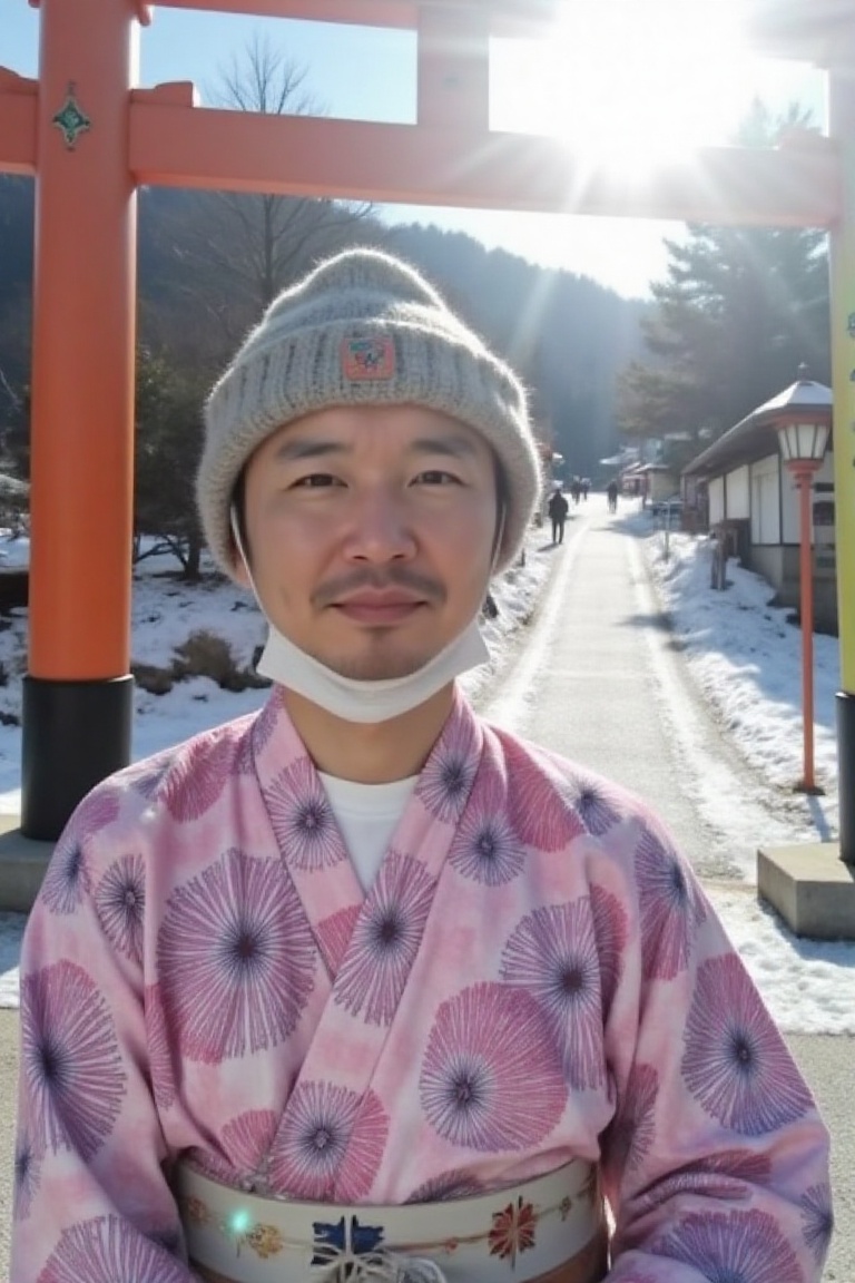 New Year,  man,  kimono on Tensor.Art