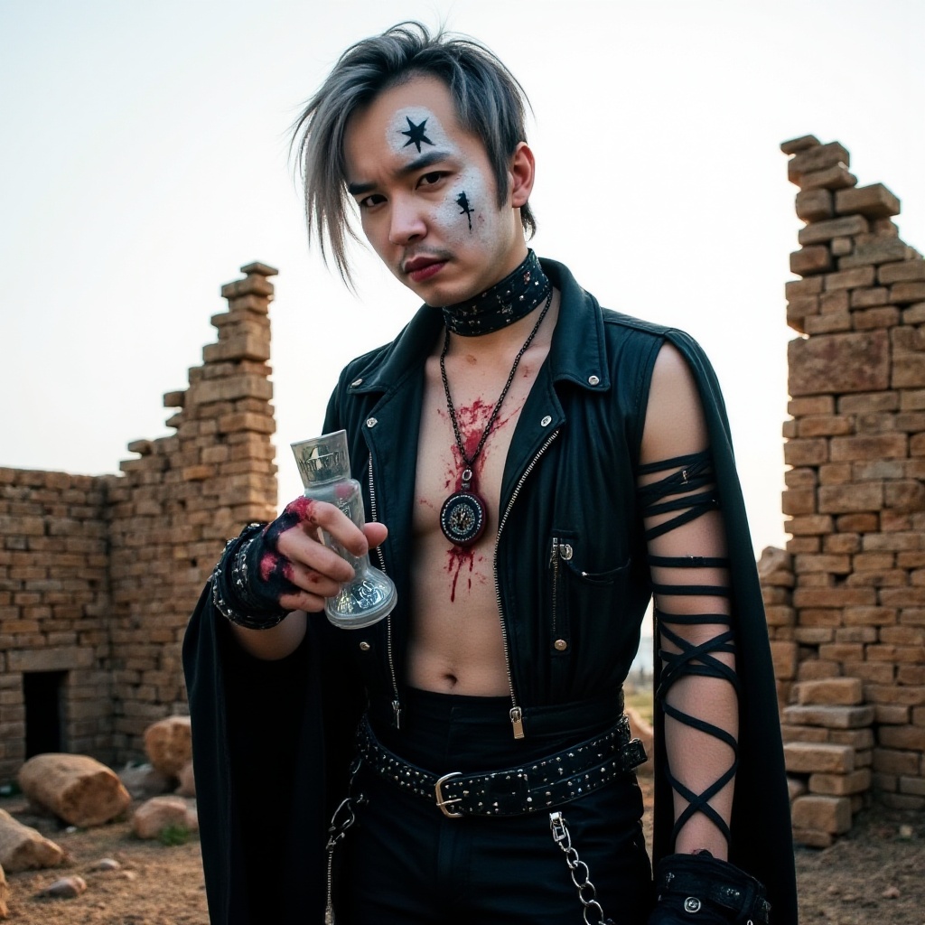 1boy,  solo,  A live-action style slender male character designed as a 2.5D stage actor on Tensor.Art