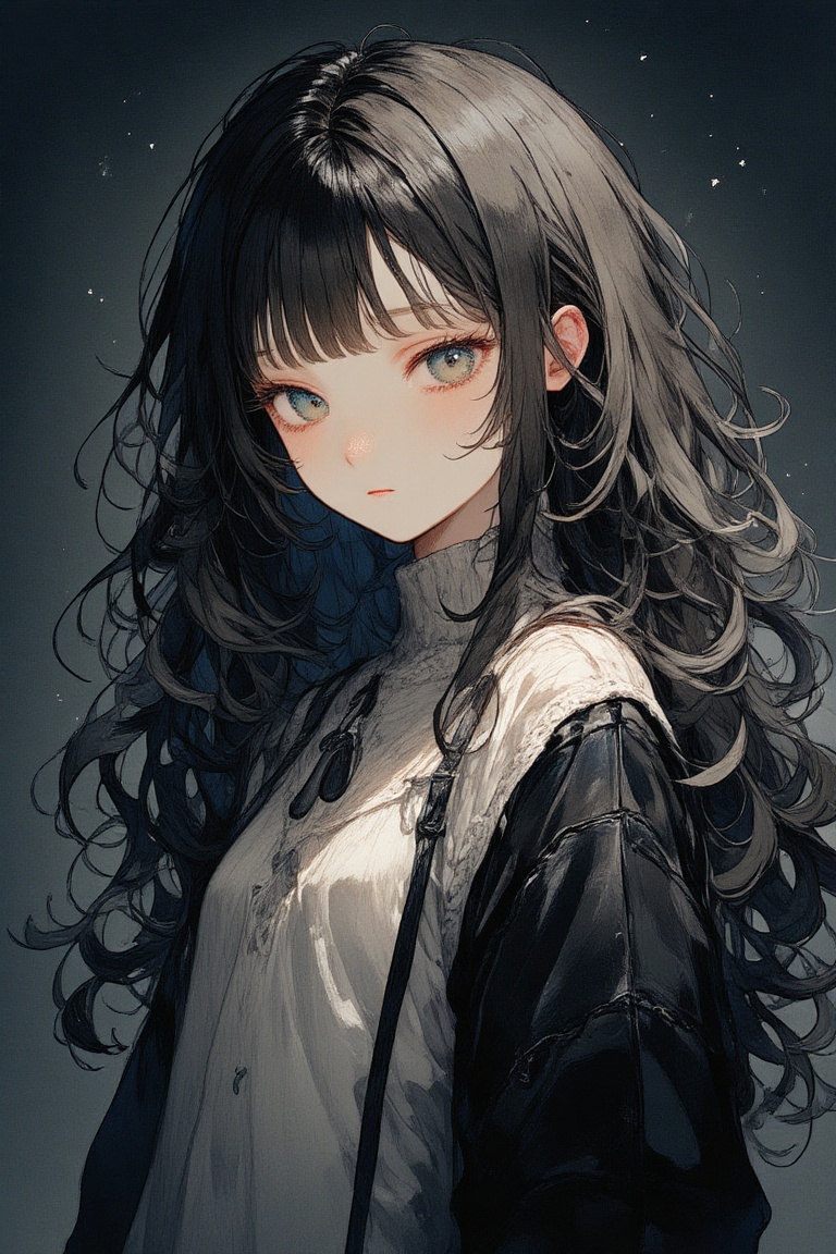beautiful girl,  long hair,  blue eyes on Tensor.Art
