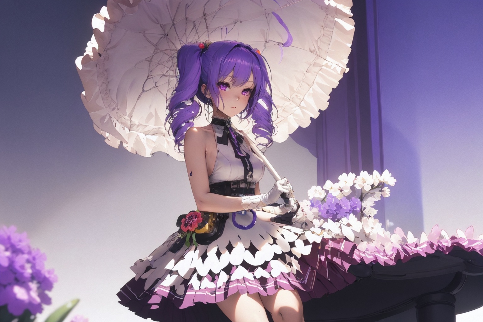 Flora,  1girl,  solo on Tensor.Art