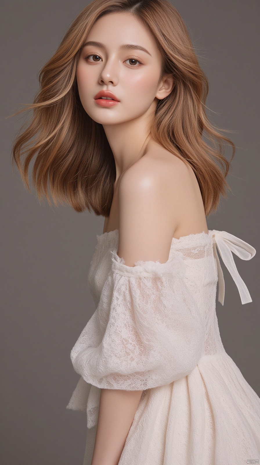 Super beauty, half-length photo