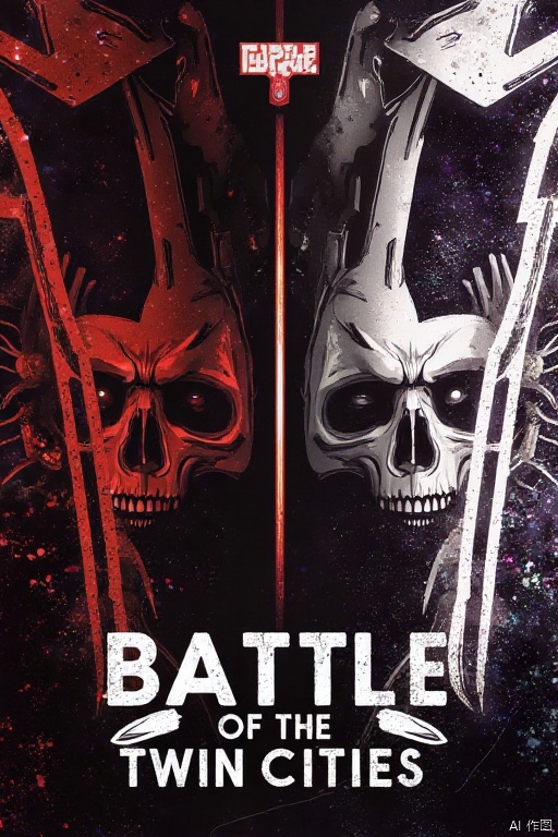 Battle of the Twin Cities Poster Style
