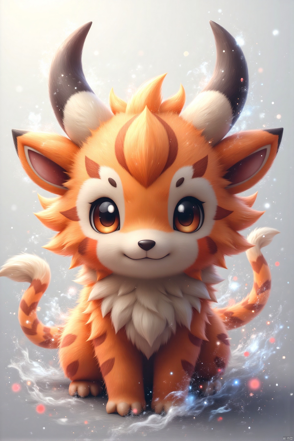 yishou,(best quality,4k,8k,highres,masterpiece:1.2),ultra-detailed,(realistic,photorealistic,photo-realistic:1.37),mythical creature,Chinese mythology,tiger-like appearance,cow-sized,soft colors,natural light,fluffy fur,white background,smoke surrounding,wings,adorable face,whimsical,playful,soft lighting,airy atmosphere,gentle shadows,light pastel tones,soft focus,ethereal,calm and serene,peaceful,delicate details,floral elements,whimsical design,soft and cuddly,gentle expression,calming presence,airy and light,soft and warm,cozy and inviting,tranquil and soothing,serene and peaceful,gentle and comforting,soft and gentle,delicate and graceful,