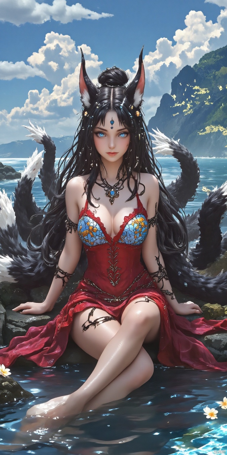 Realistic. 8k. Masterpiece. 1girl,  solo,  breasts on Tensor.Art