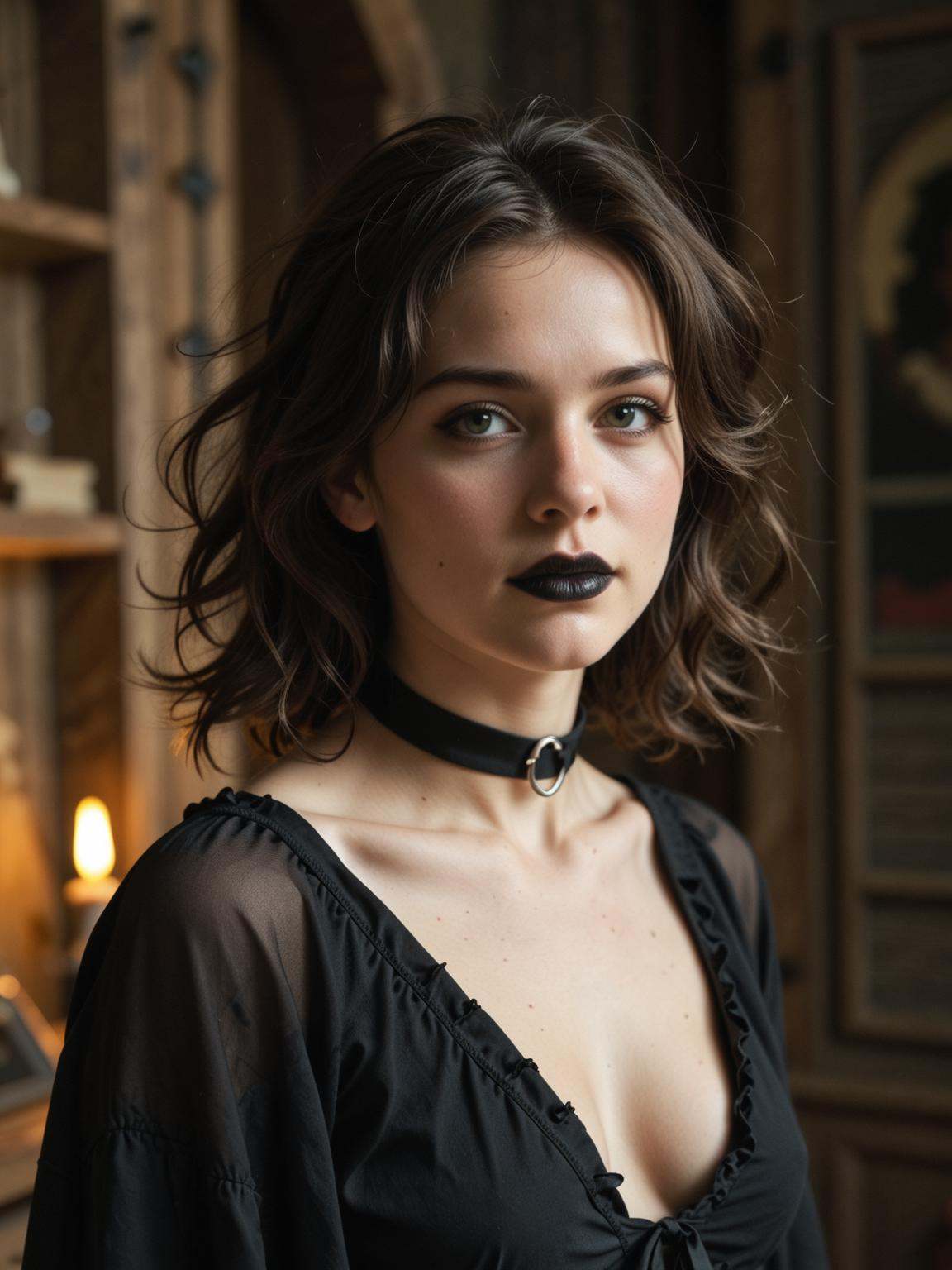 score_9,  score_8_up,  portrait of cute witch girl on Tensor.Art
