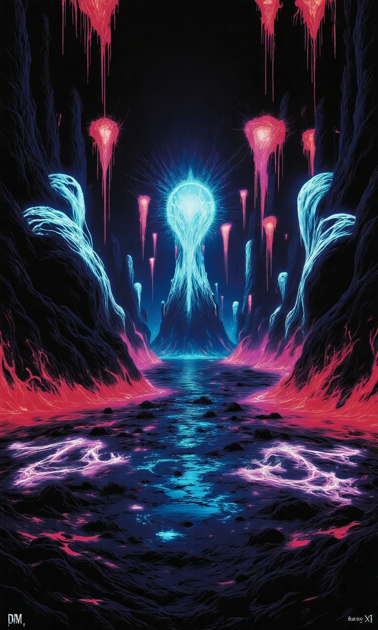An album cover with the title "ZoxdjM-X1" written in a bold,  white font. The background of the album cover is a vibrant o...