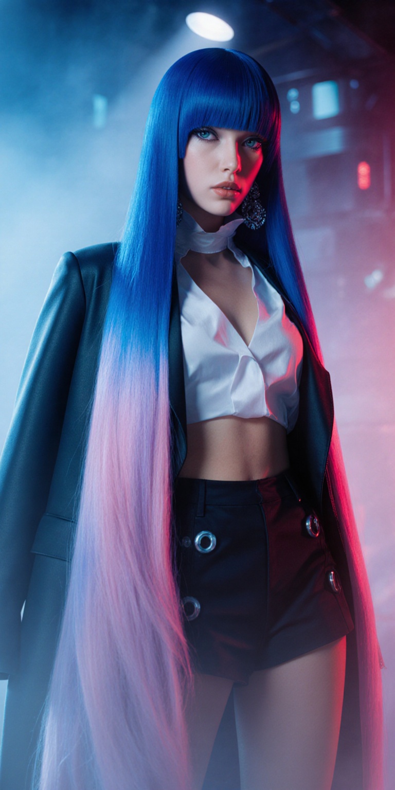 IMG_1009.CR2 An ultra-realistic full-body fashion portrait of a glamorous futuristic woman inspired by Eida,  standing und...