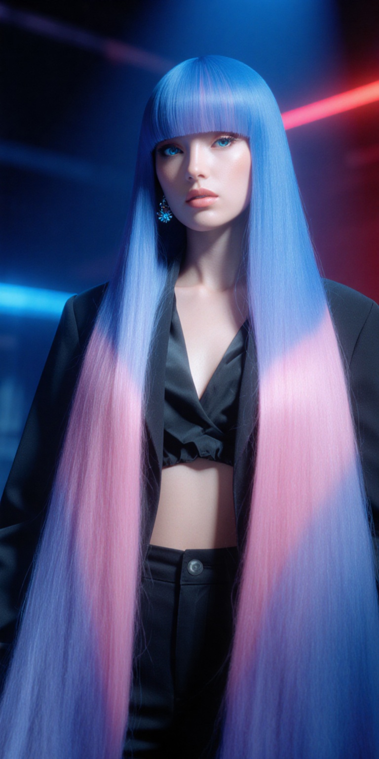 IMG_1009.CR2 An ultra-realistic full-body fashion portrait of a glamorous futuristic woman inspired by Eida,  standing und...