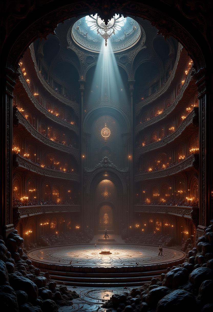 A grand opera house with a dramatic performance.,  ,  best_of on Tensor.Art