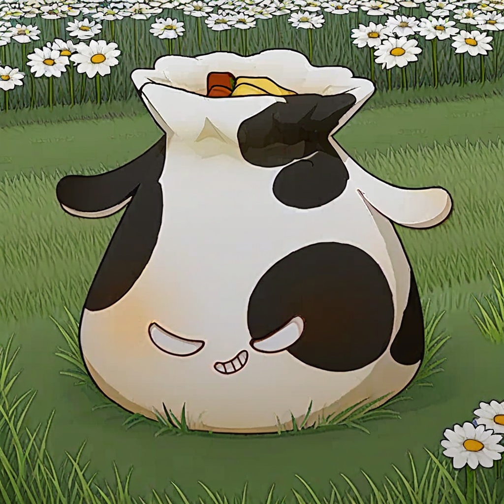 dumpling,  ears,  cow body on Tensor.Art