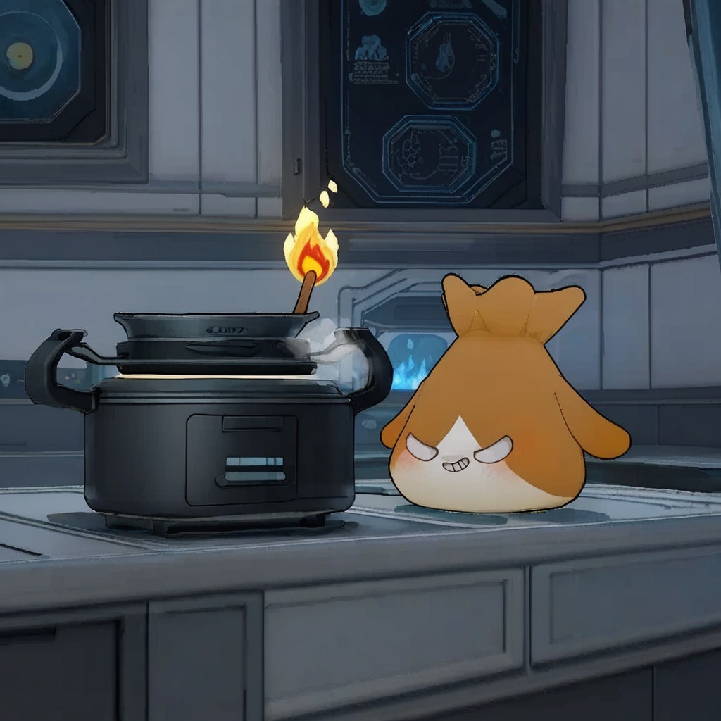 dumpling,  orange body,  white belly on Tensor.Art