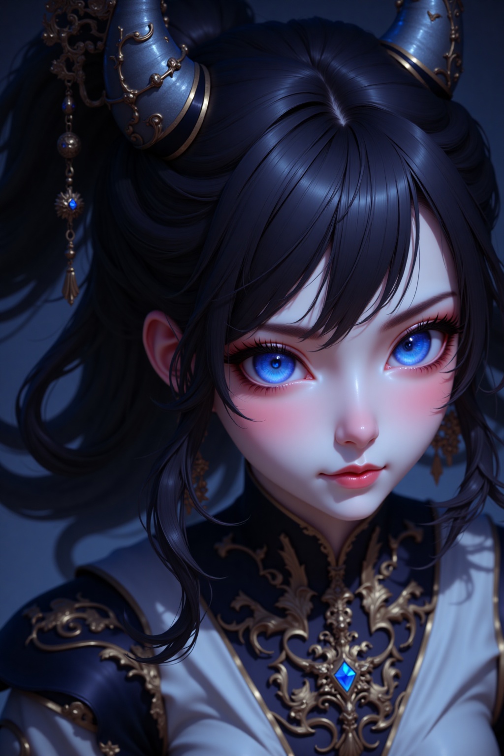 close-up portrait,  1girl,  fantasy creature on Tensor.Art