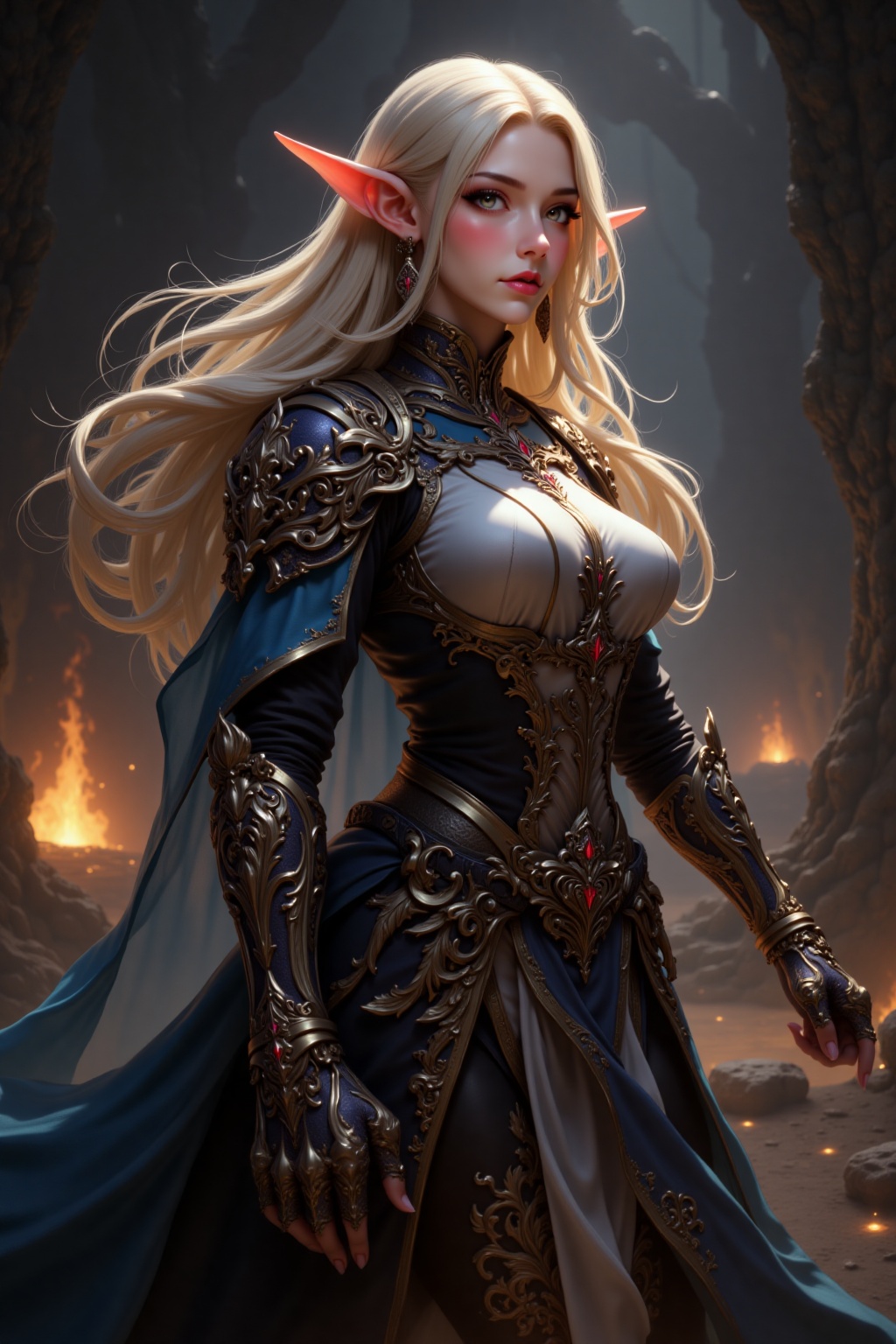 portrait,  1girl,  elf on Tensor.Art