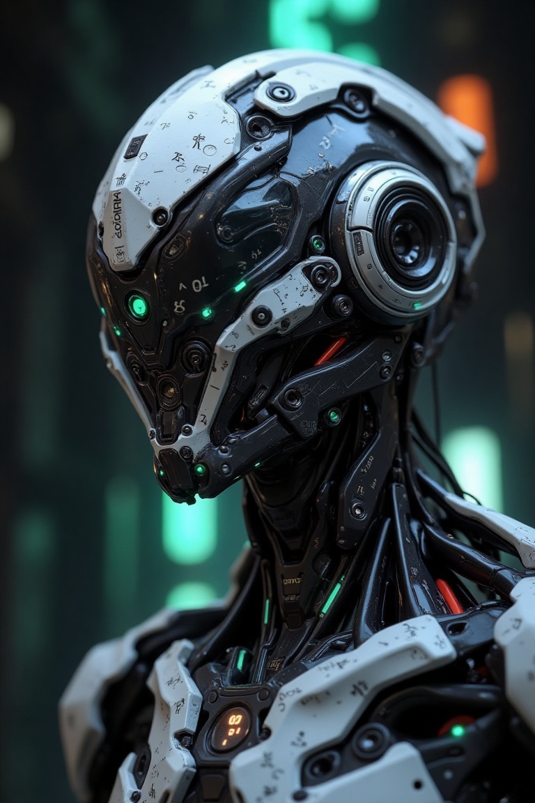 https://s.mj.run/p6EbNE-ZES0 realistic precision in detail,  photo real octane render of an apex cctv robot with detailed...