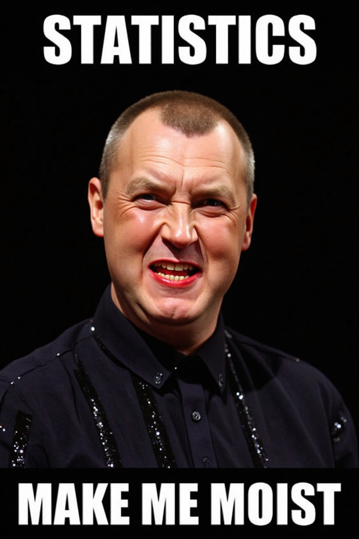 This image is a high-resolution photograph of Wayne Mardle,  a man with a stern expression and a furrowed brow. The man ha...
