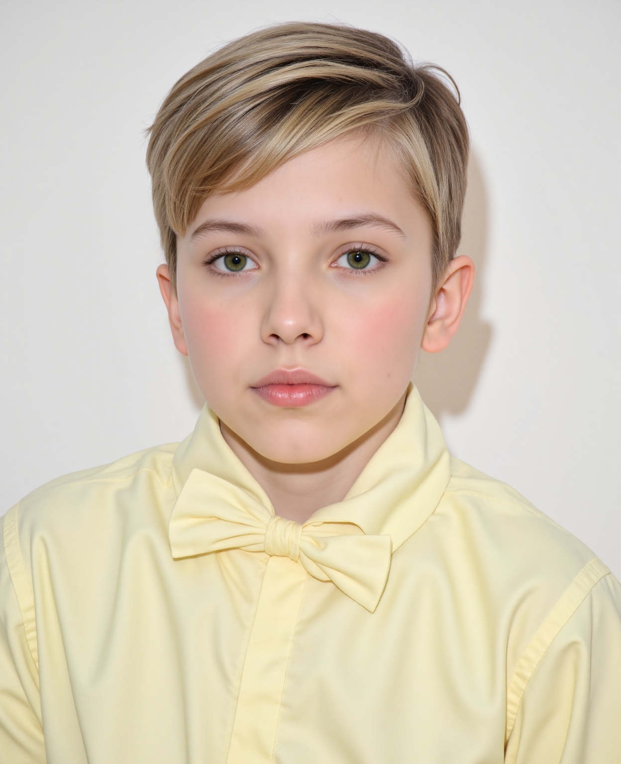 Portrait of a cute boy,  5-,  ashy gray hair on Tensor.Art