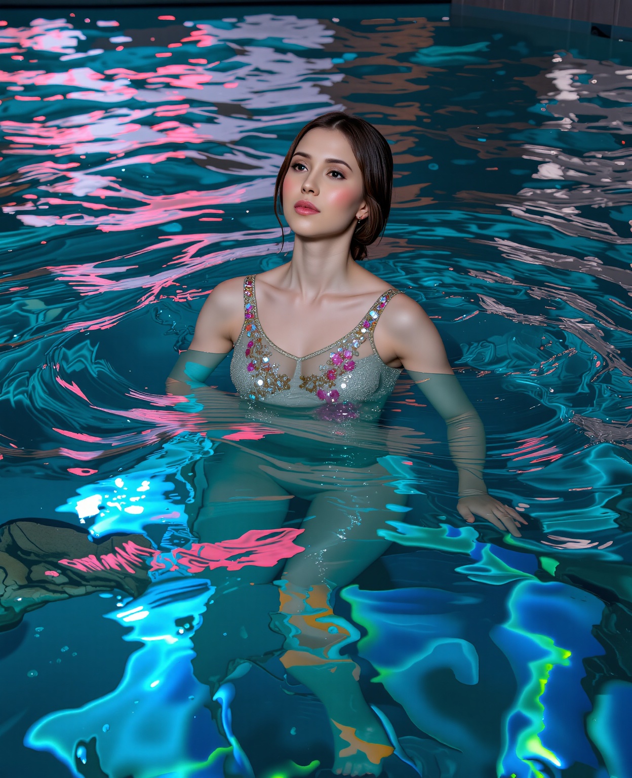 water,  refraction,  reflections on Tensor.Art