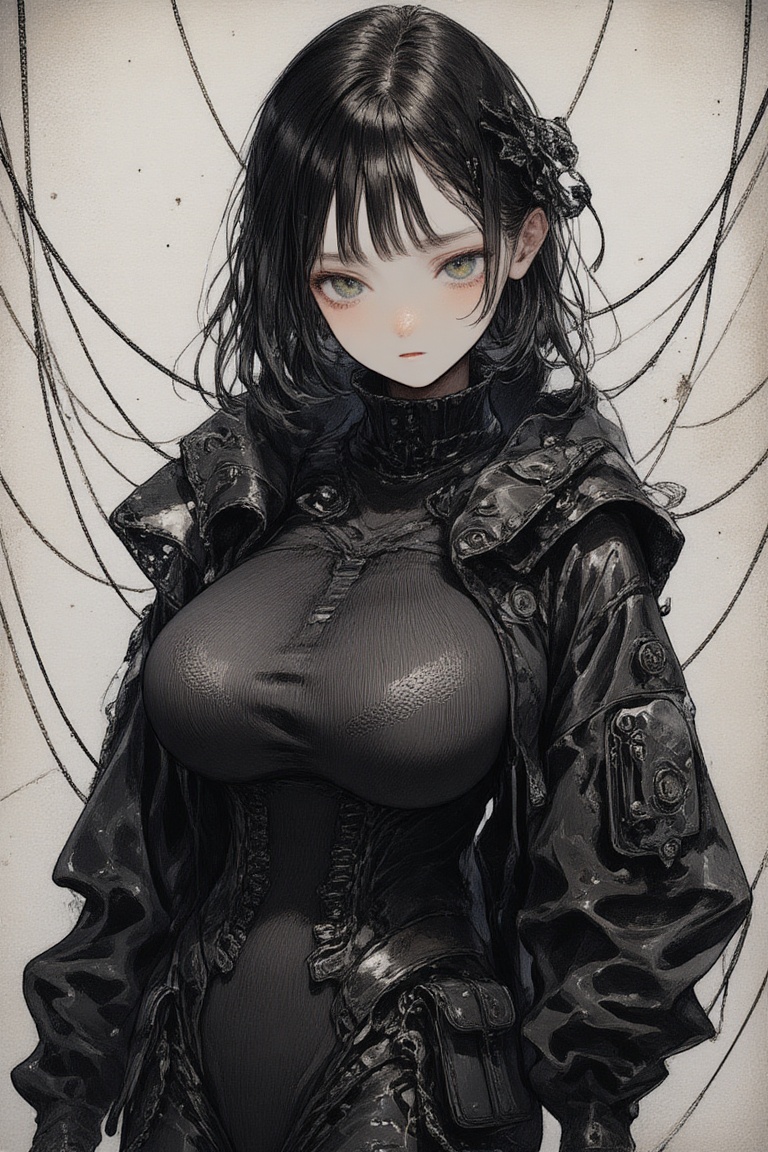 1girl,  cyberpunk,  mechanical girl on Tensor.Art