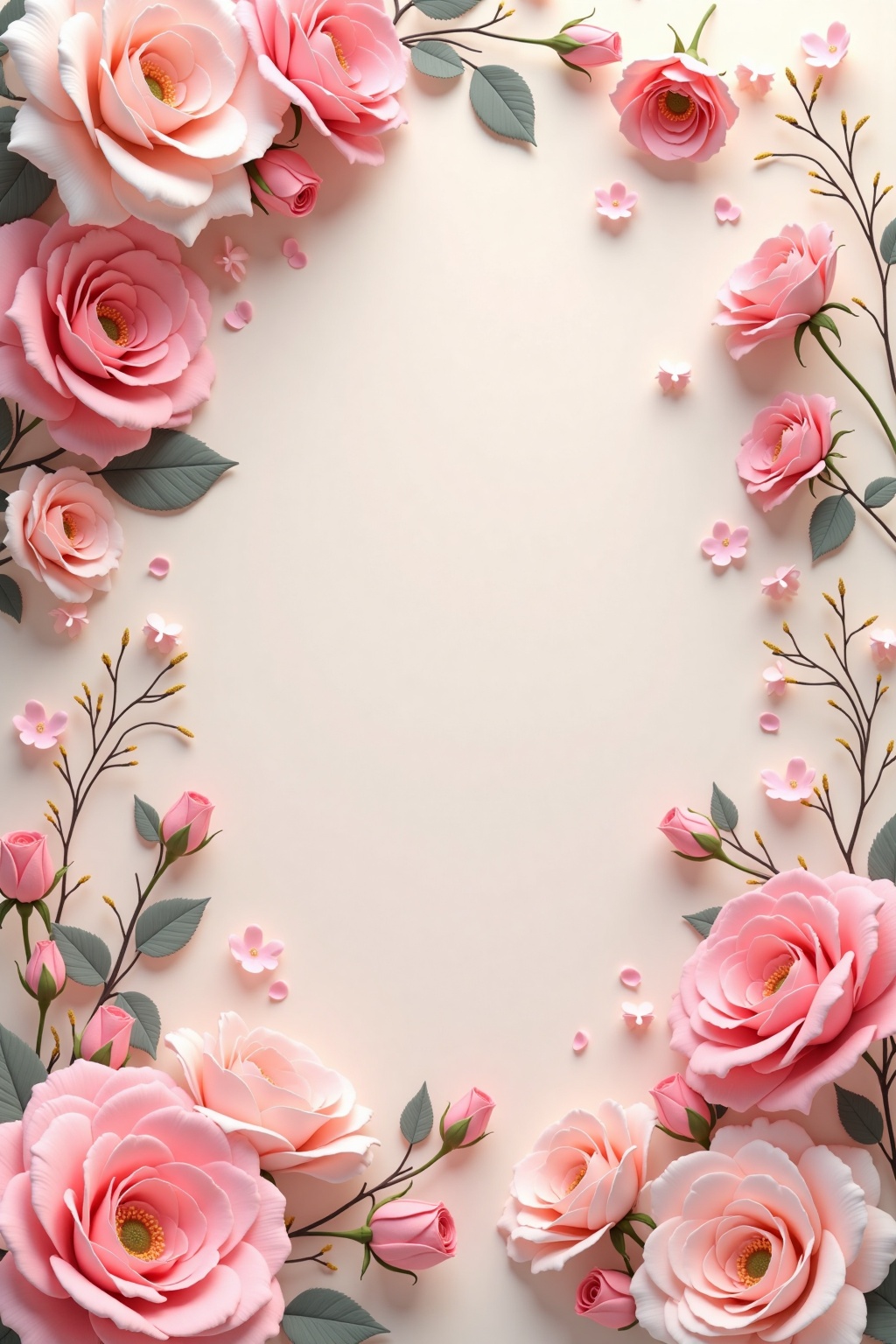 flowers_background,  feminine,  High detail and quality、8K Ultra HD、3d、Beautiful woman on Tensor.Art