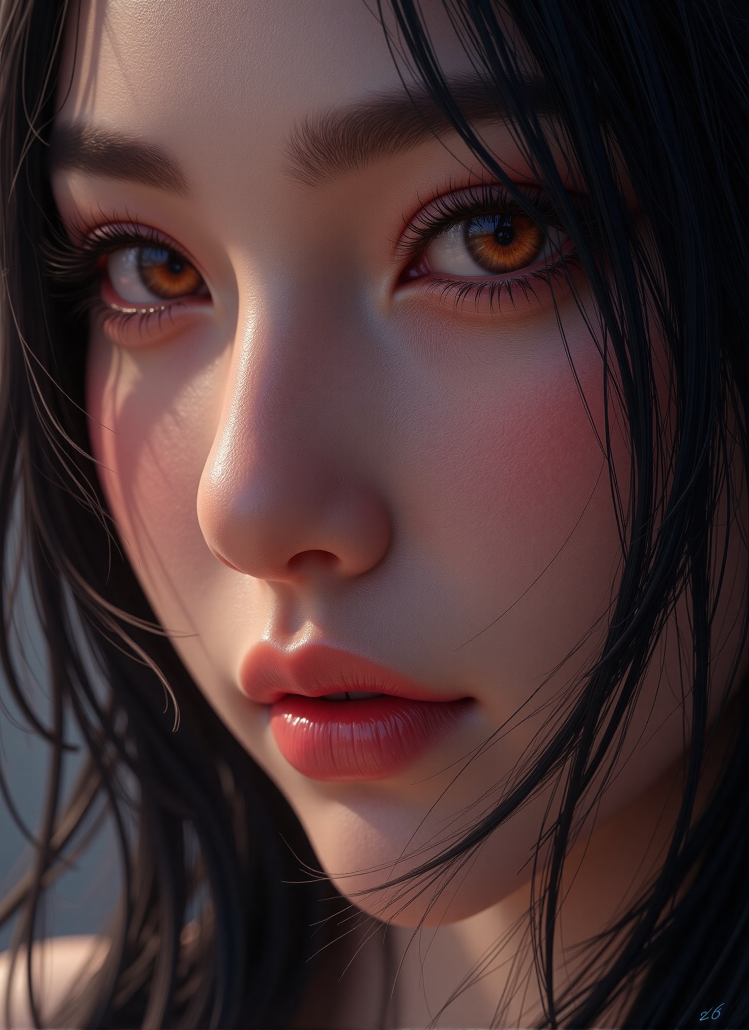 combine to create a fantasy image,  detailed skin texture,  subsurface scattering on Tensor.Art