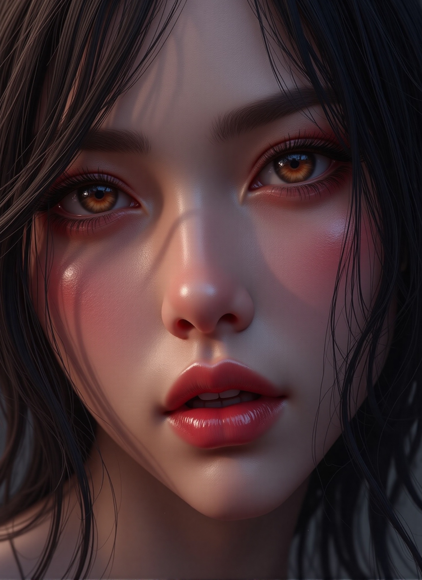 combine to create a fantasy image,  detailed skin texture,  subsurface scattering on Tensor.Art