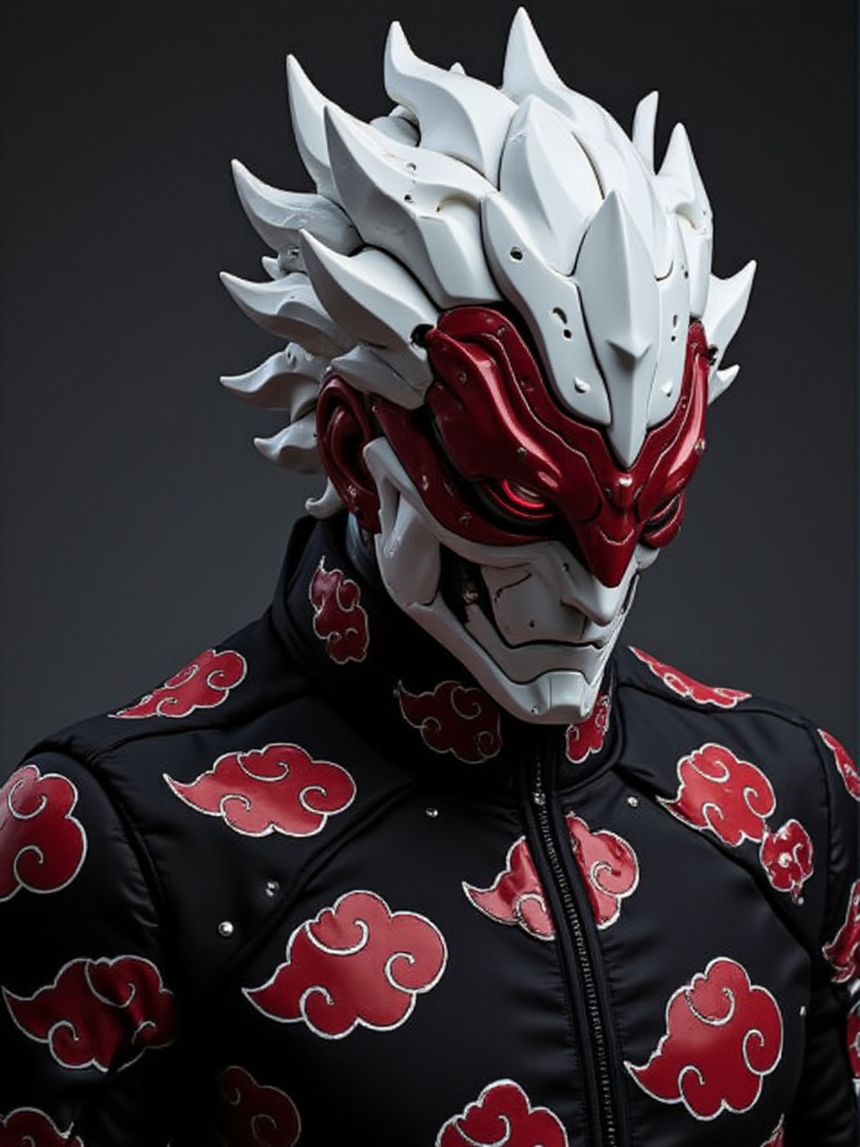 white majestic,  MECHA,  with his on Tensor.Art