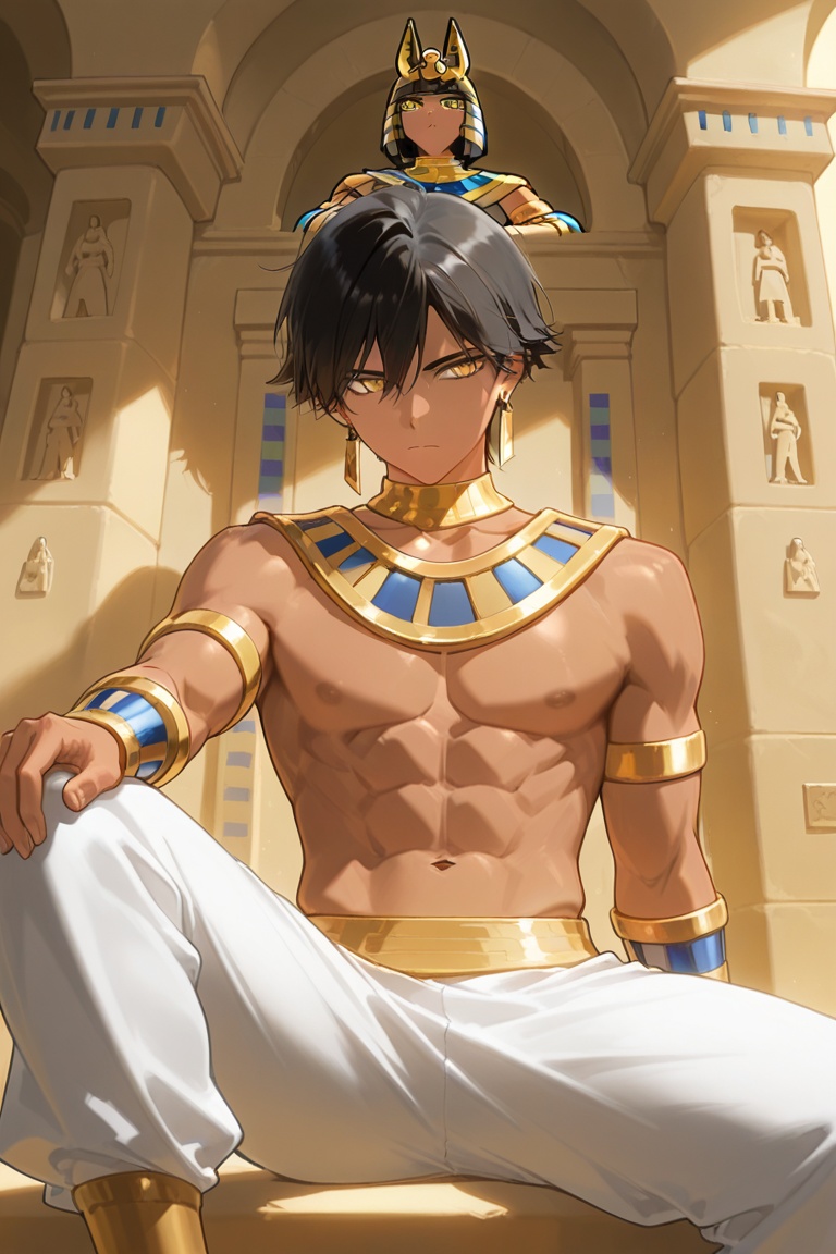 Man,  tall,  black hair on Tensor.Art