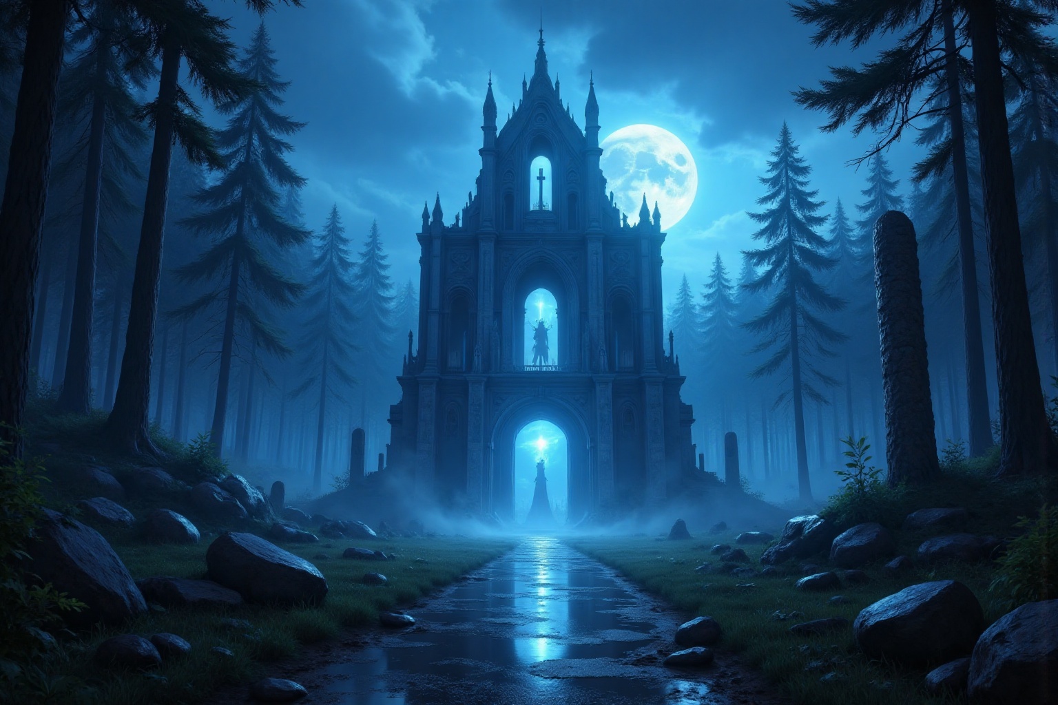 (Masterpiece: 1.3),  (Best Quality: 1.3) Night,  Fog on Tensor.Art