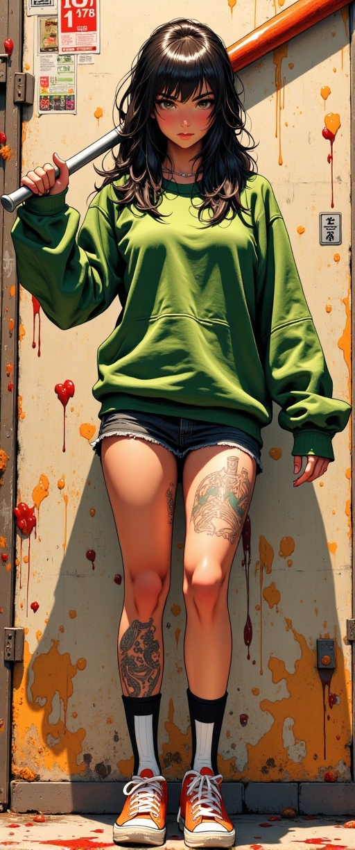 OByouhua,  oil painting full body,  liquid splash on Tensor.Art