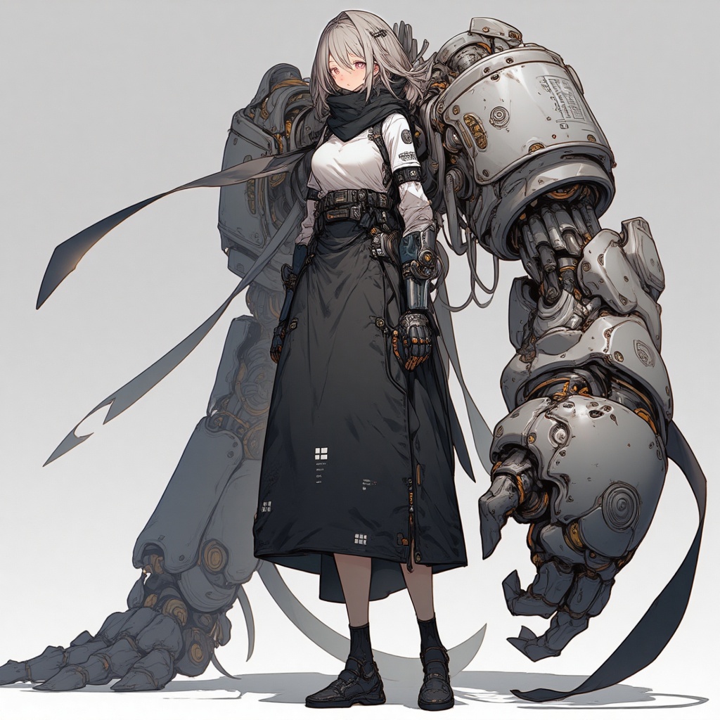 1girl,  scarf,  prosthesis on Tensor.Art