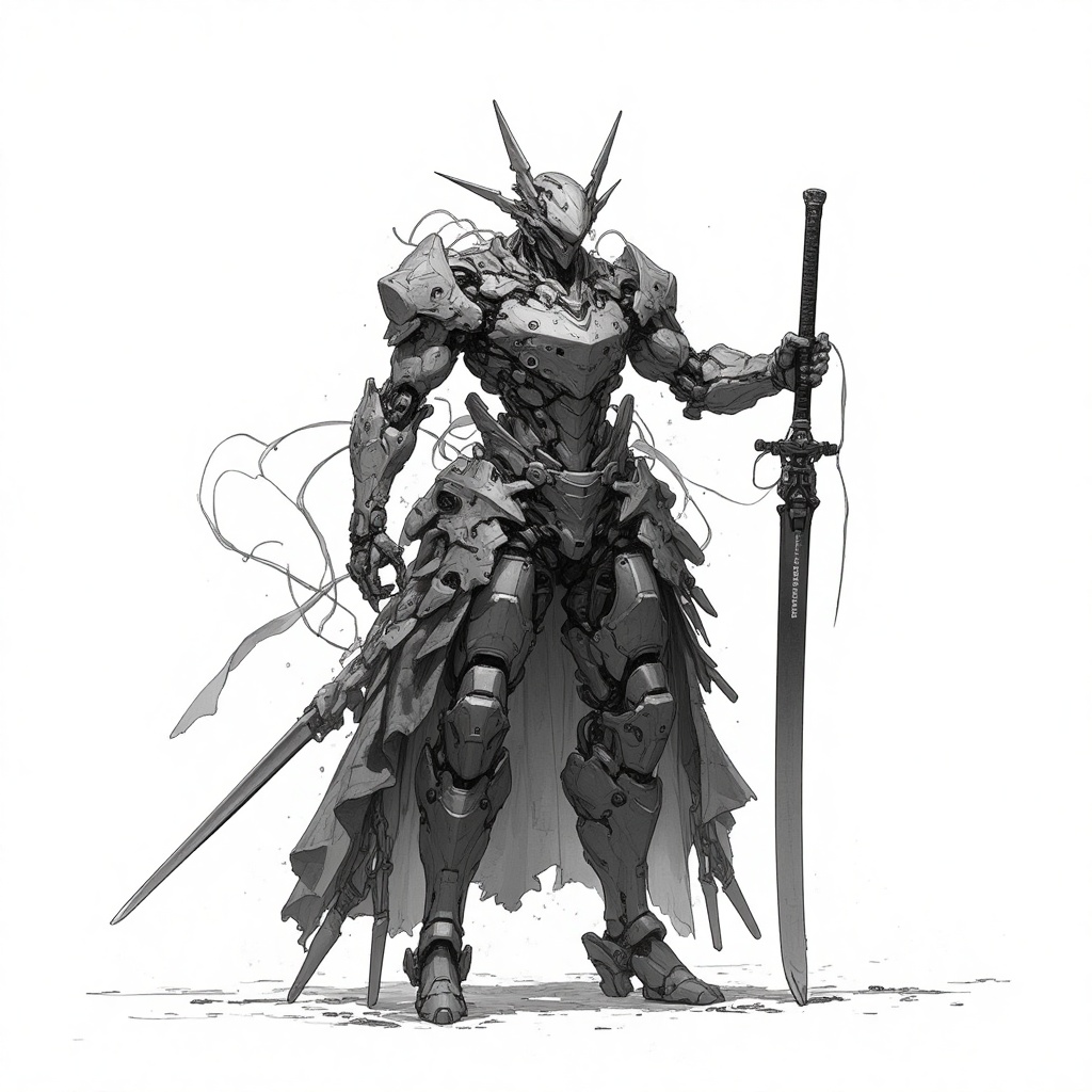 robot,  rough,  science fiction on Tensor.Art