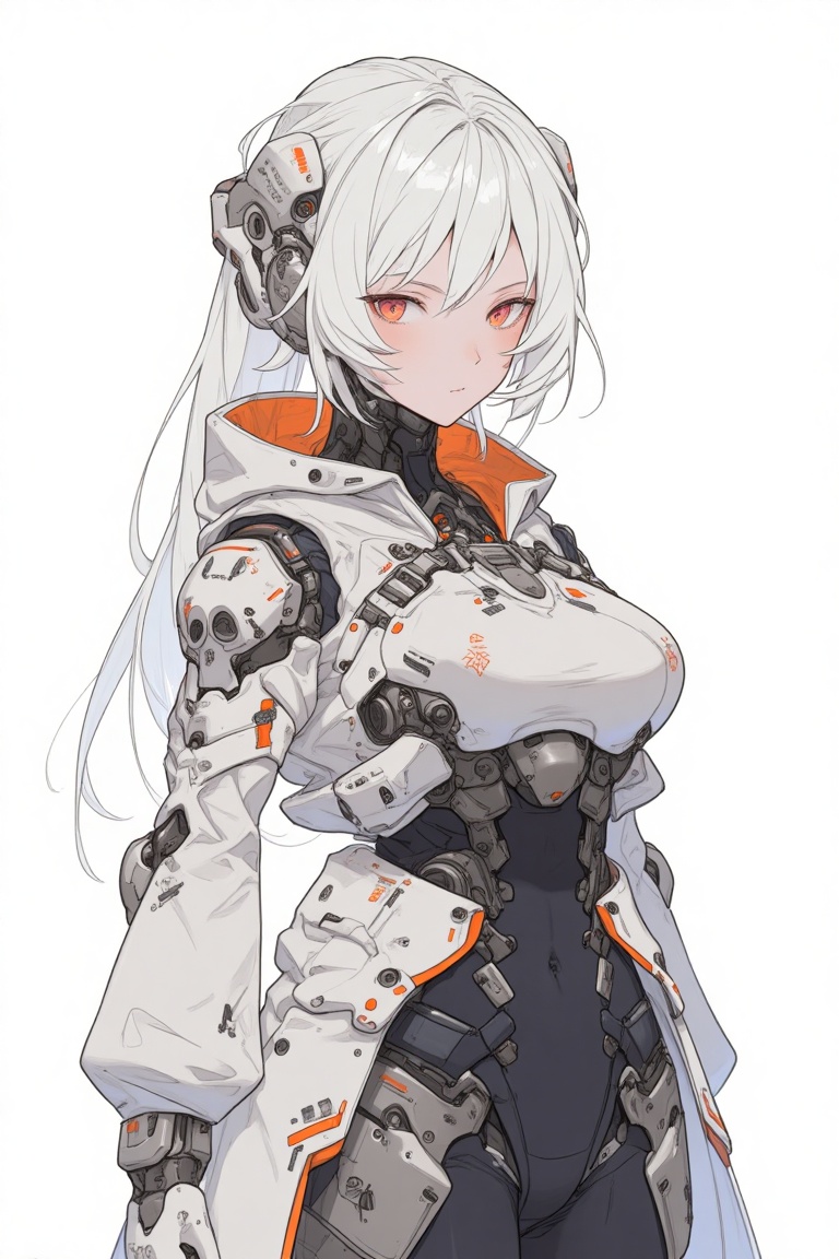 cyborg,  1girl,  solo on Tensor.Art