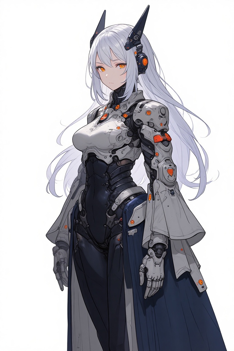 cyborg,  1girl,  solo on Tensor.Art