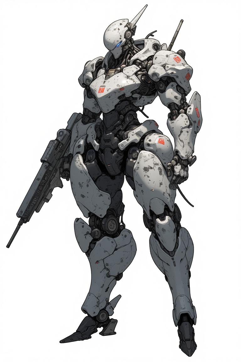 robot,  rough,  no humans on Tensor.Art
