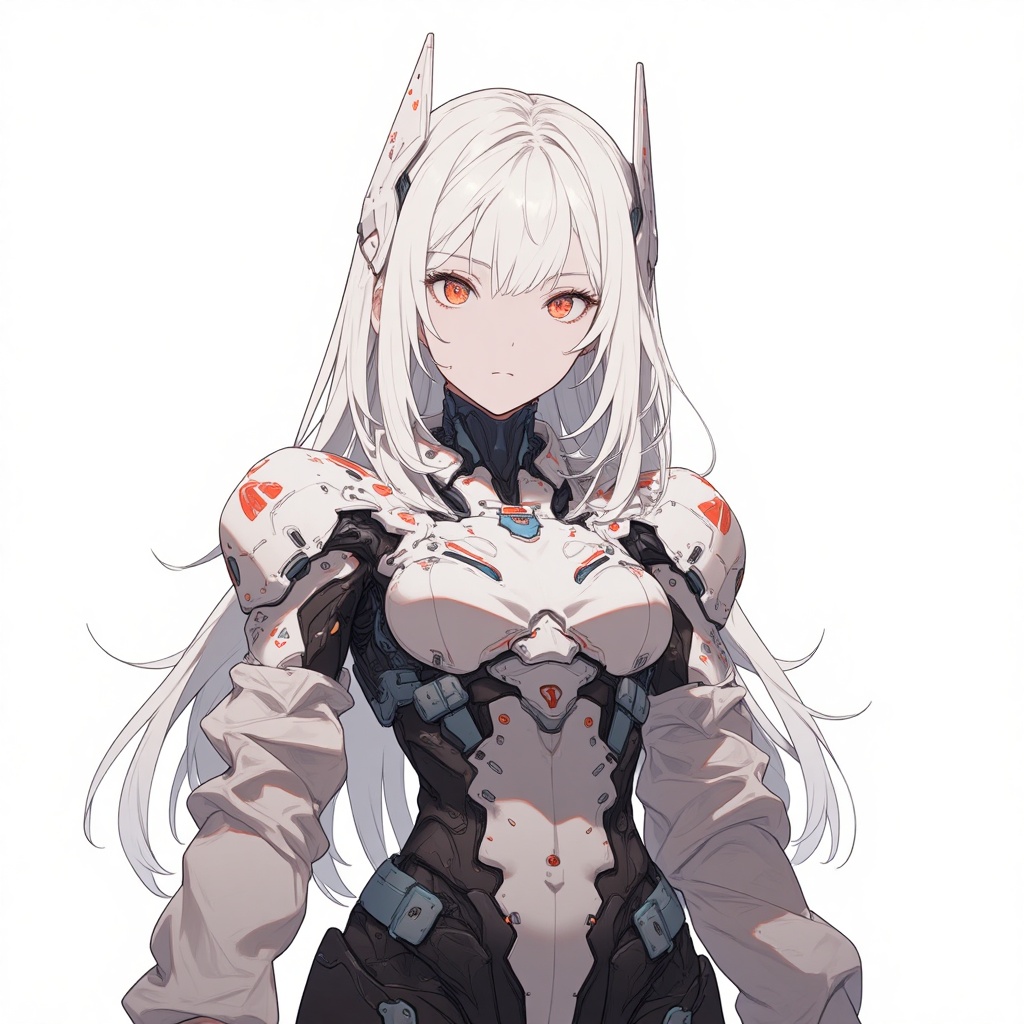 cyborg,  1girl,  solo on Tensor.Art