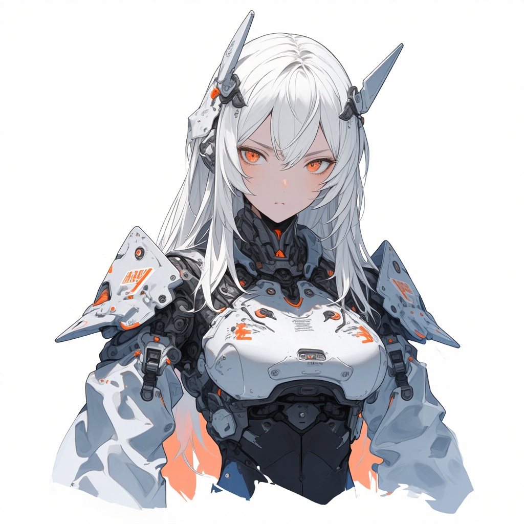 cyborg,  1girl,  solo on Tensor.Art