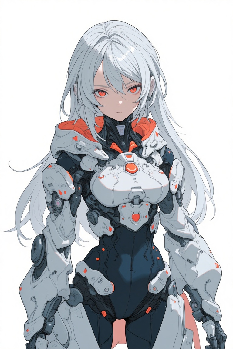 cyborg,  1girl,  solo on Tensor.Art