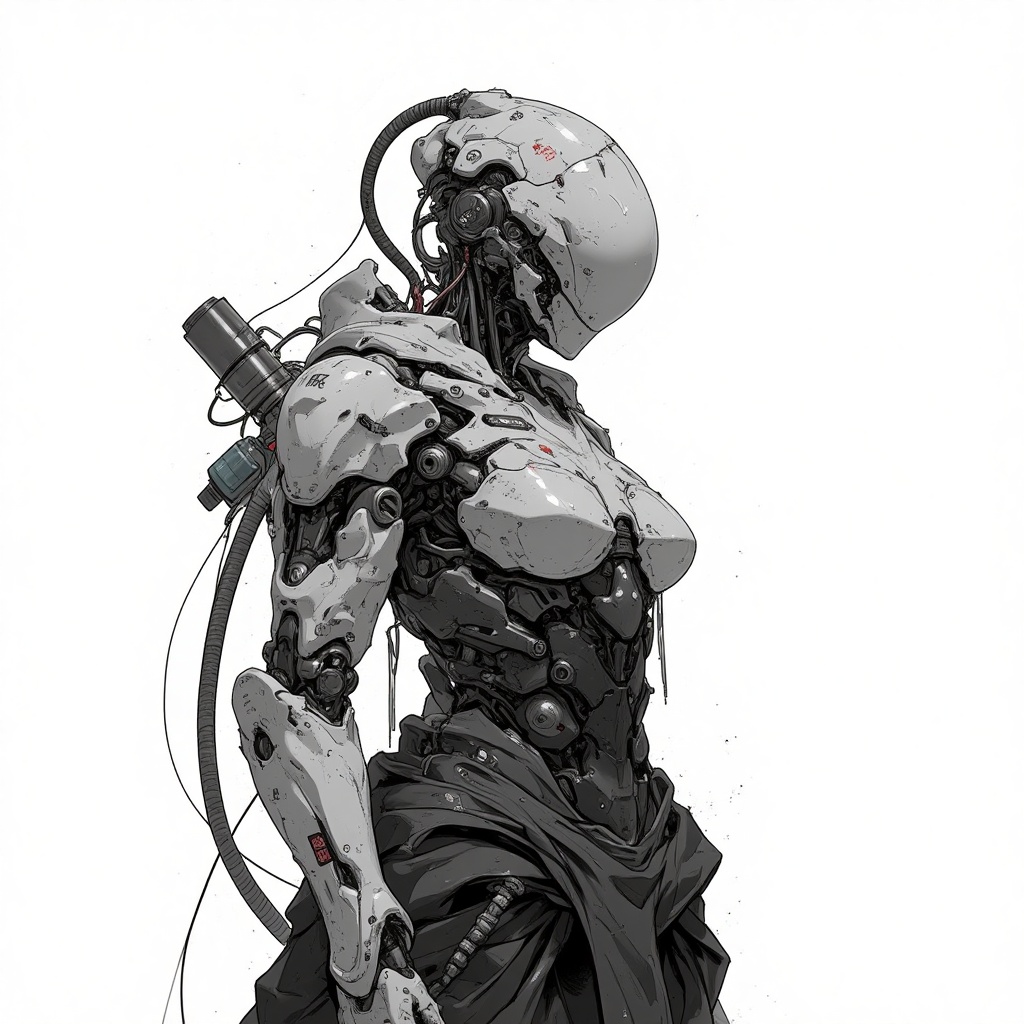 robot,  rough,  science fiction on Tensor.Art