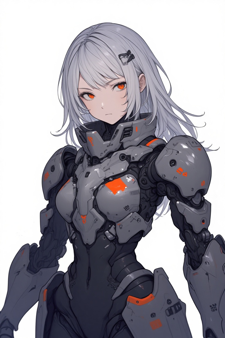 cyborg,  1girl,  solo on Tensor.Art