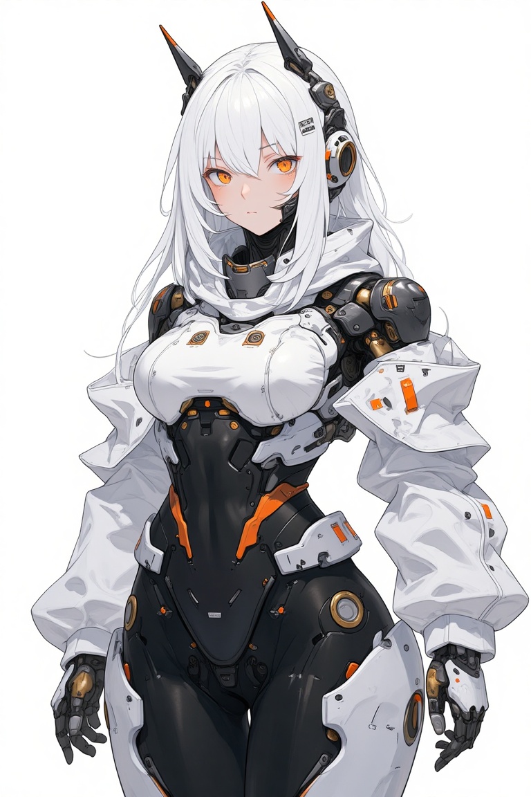 cyborg,  1girl,  solo on Tensor.Art