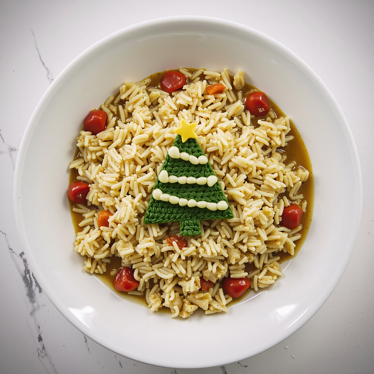 Curry Rice,  Christmas tree,  Christmas tree pattern on Tensor.Art