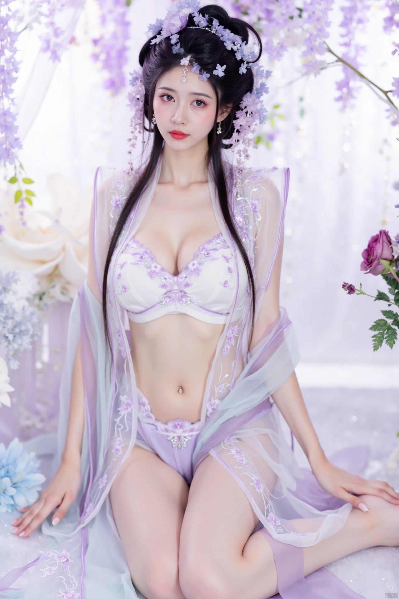 masterpiece,(best quality),official art, (1girl), (solo), ((looking_at_viewer)),(huge breasts:2.89),(full breasts:1.99),Xnanhangqipao,Xhanfu,Xtanghanfu,Xzihanfu,Xqipao,Xzhanguopao