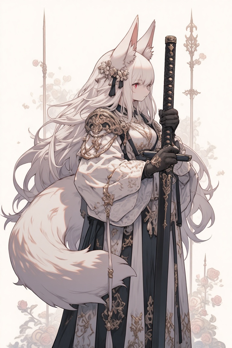 furry,  1girl,  weapon on Tensor.Art