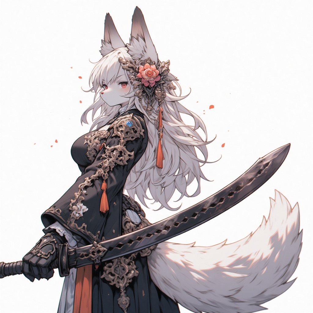 furry,  1girl,  weapon on Tensor.Art